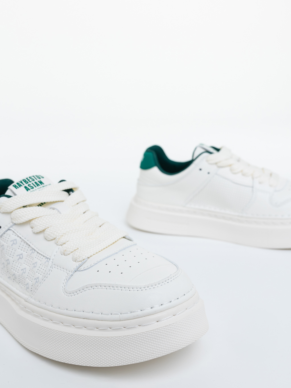 Pantofi sport barbati bej cu verde din piele ecologica Kreed, 4 - Kalapod.net Pantofi sport barbati bej cu verde din piele ecologica Kreed, 4 - Kalapod.net