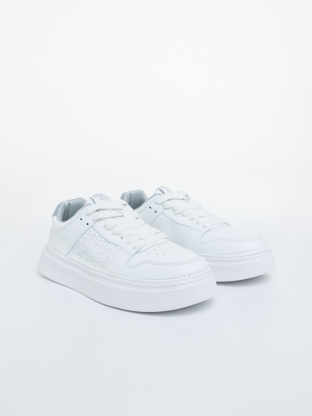 Pantofi sport barbati albi din piele ecologica Kreed, 3 - Kalapod.net Pantofi sport barbati albi din piele ecologica Kreed, 3 - Kalapod.net