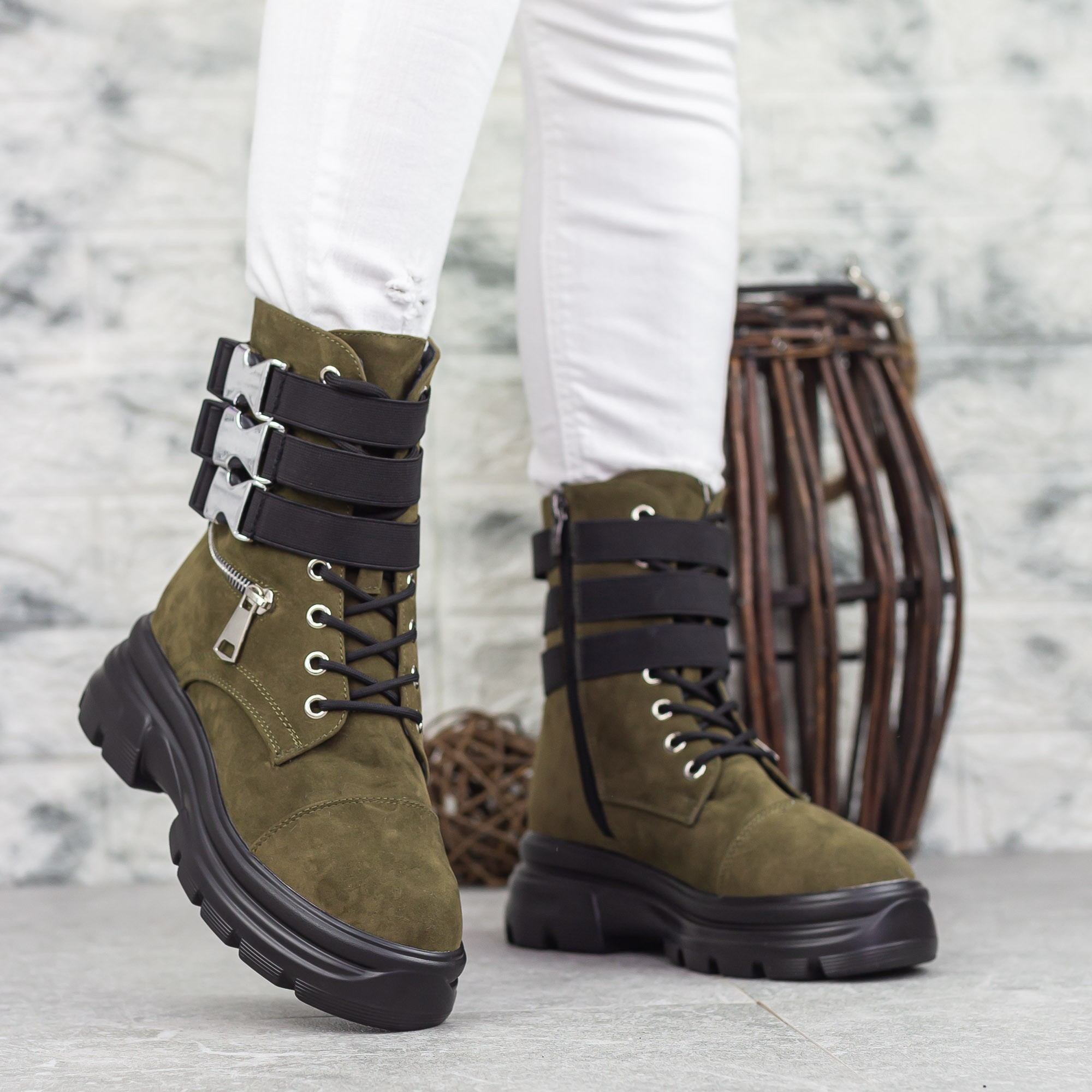 Ghete dama verzi din piele material textil Nuera, 4 - Kalapod.net Ghete dama verzi din piele material textil Nuera, 4 - Kalapod.net