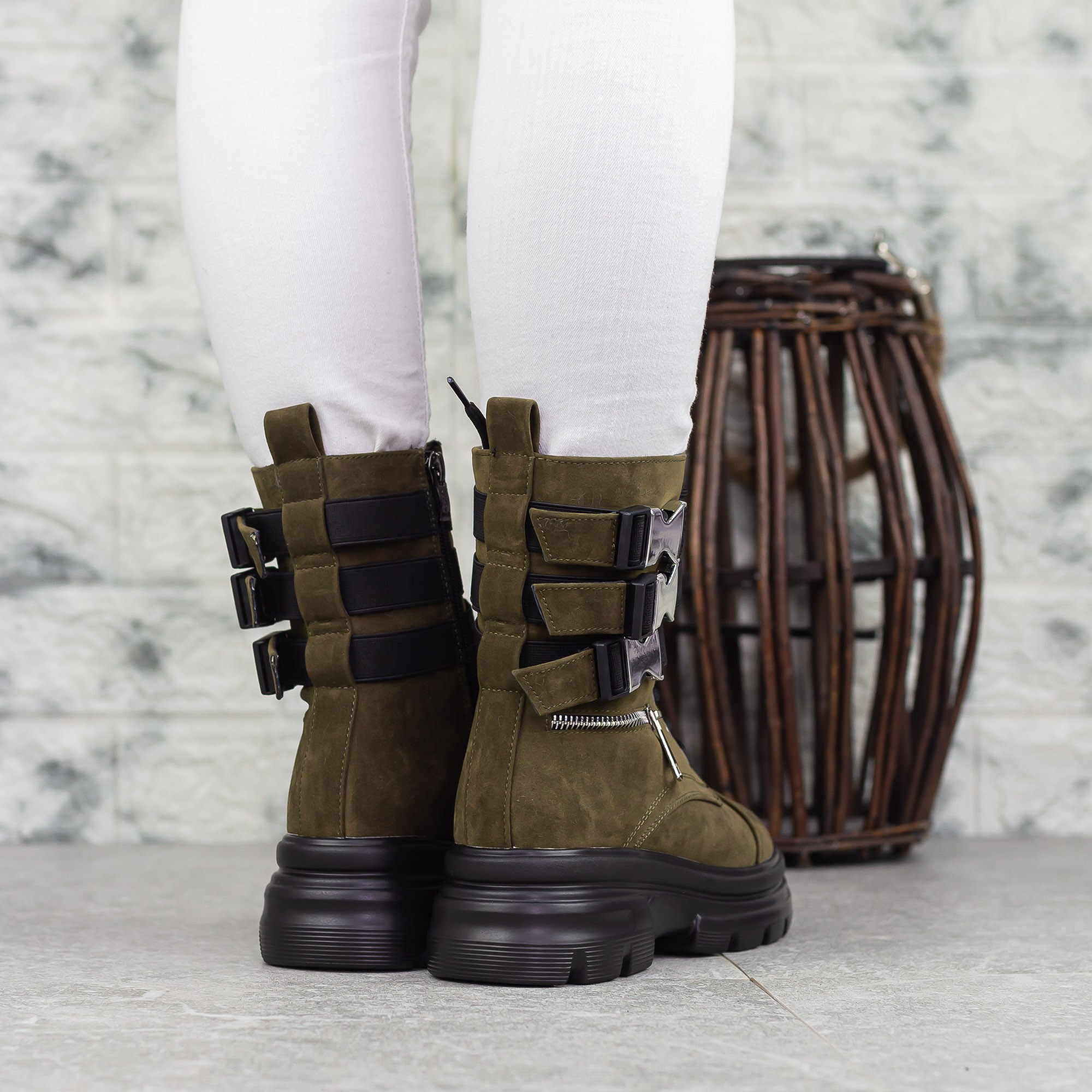 Ghete dama verzi din piele material textil Nuera, 5 - Kalapod.net Ghete dama verzi din piele material textil Nuera, 5 - Kalapod.net