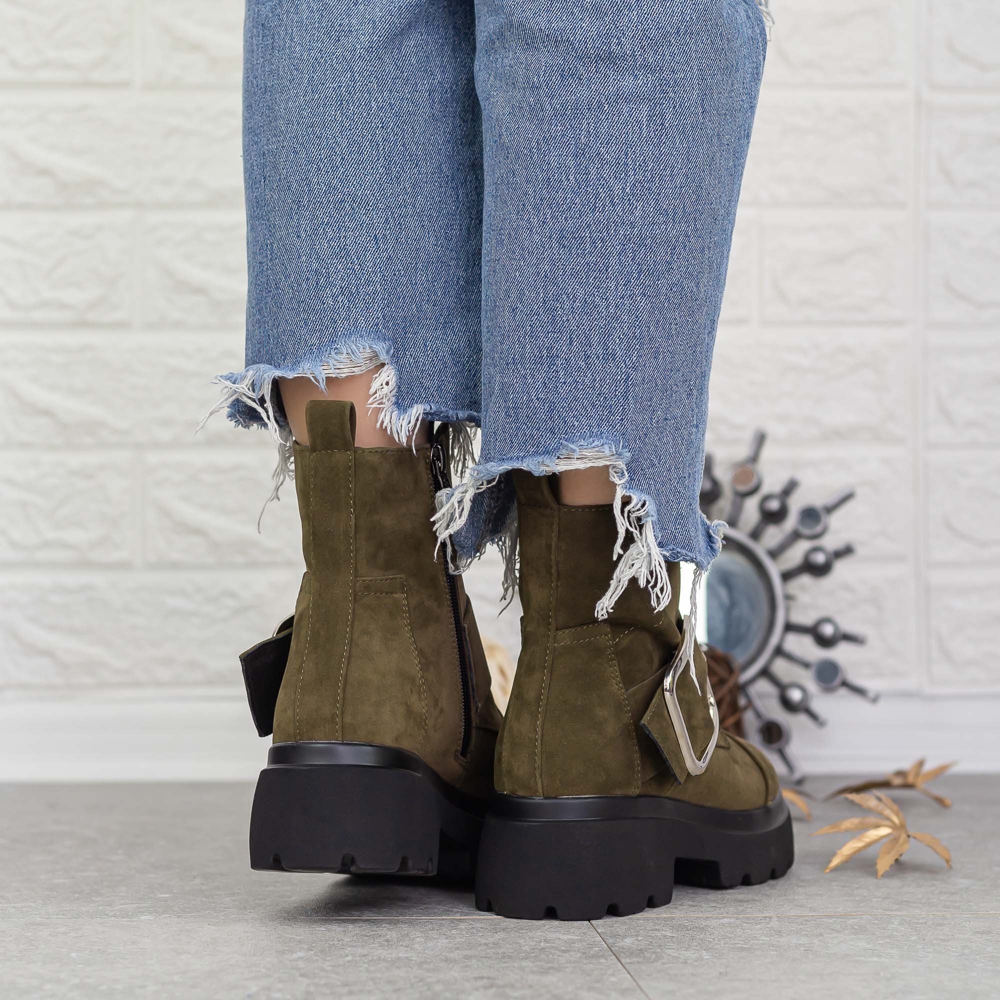 Ghete dama cu platforma verzi din material textil Rudie, 5 - Kalapod.net Ghete dama cu platforma verzi din material textil Rudie, 5 - Kalapod.net