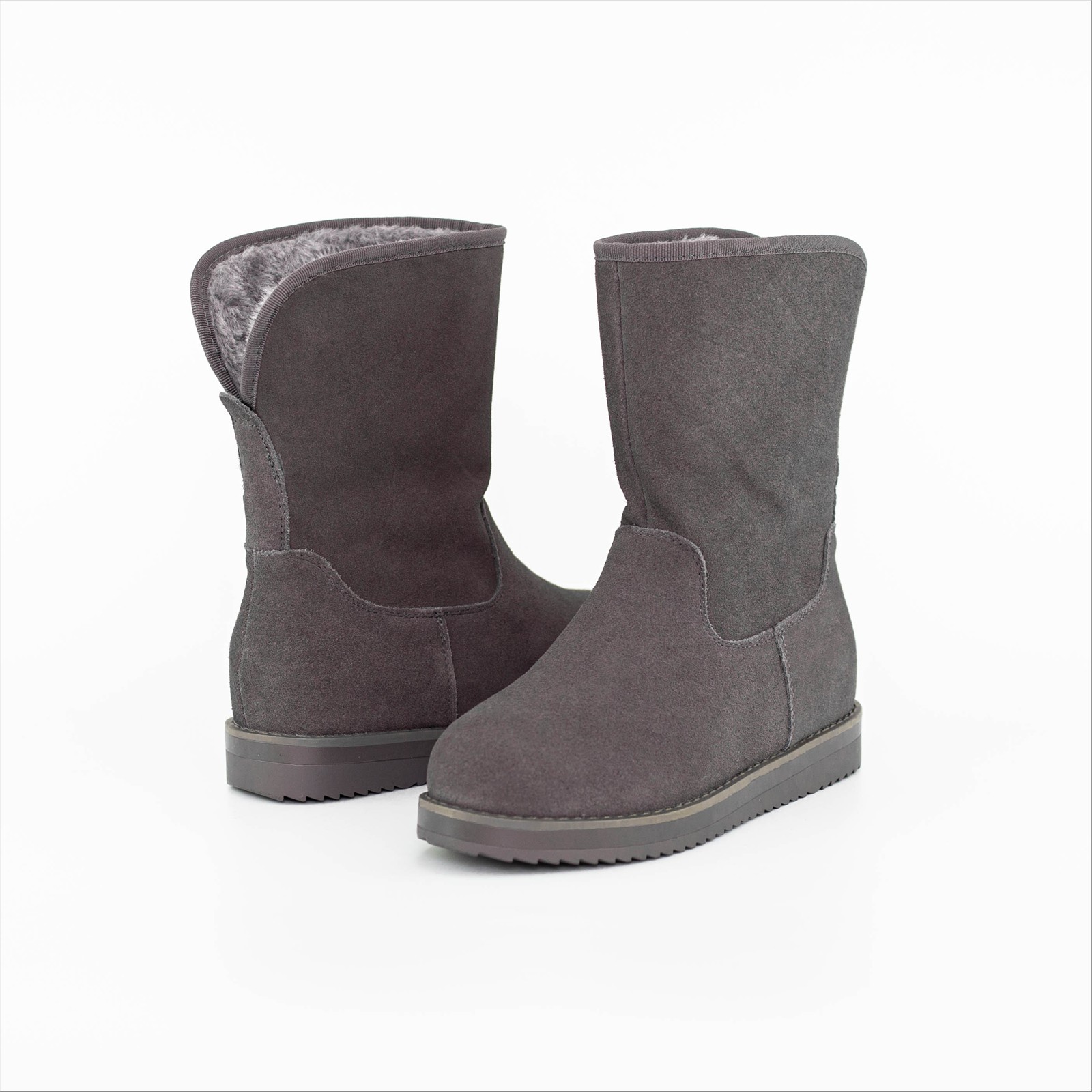 Ghete dama gri din piele naturala Kesia, 2 - Kalapod.net Ghete dama gri din piele naturala Kesia, 2 - Kalapod.net