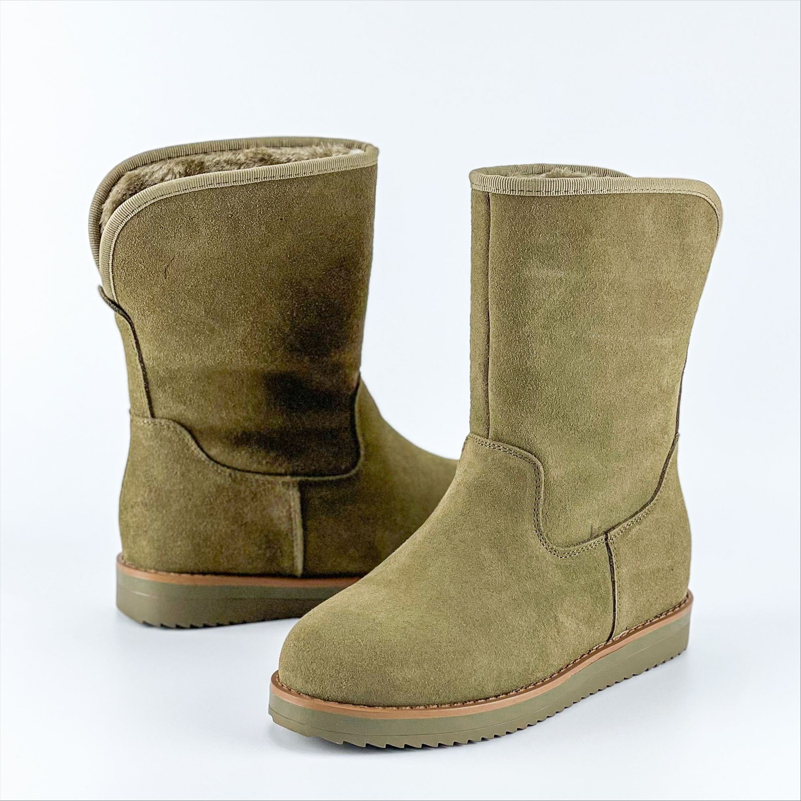 Ghete dama verzi din piele naturala Kesia - Kalapod.net Ghete dama verzi din piele naturala Kesia - Kalapod.net