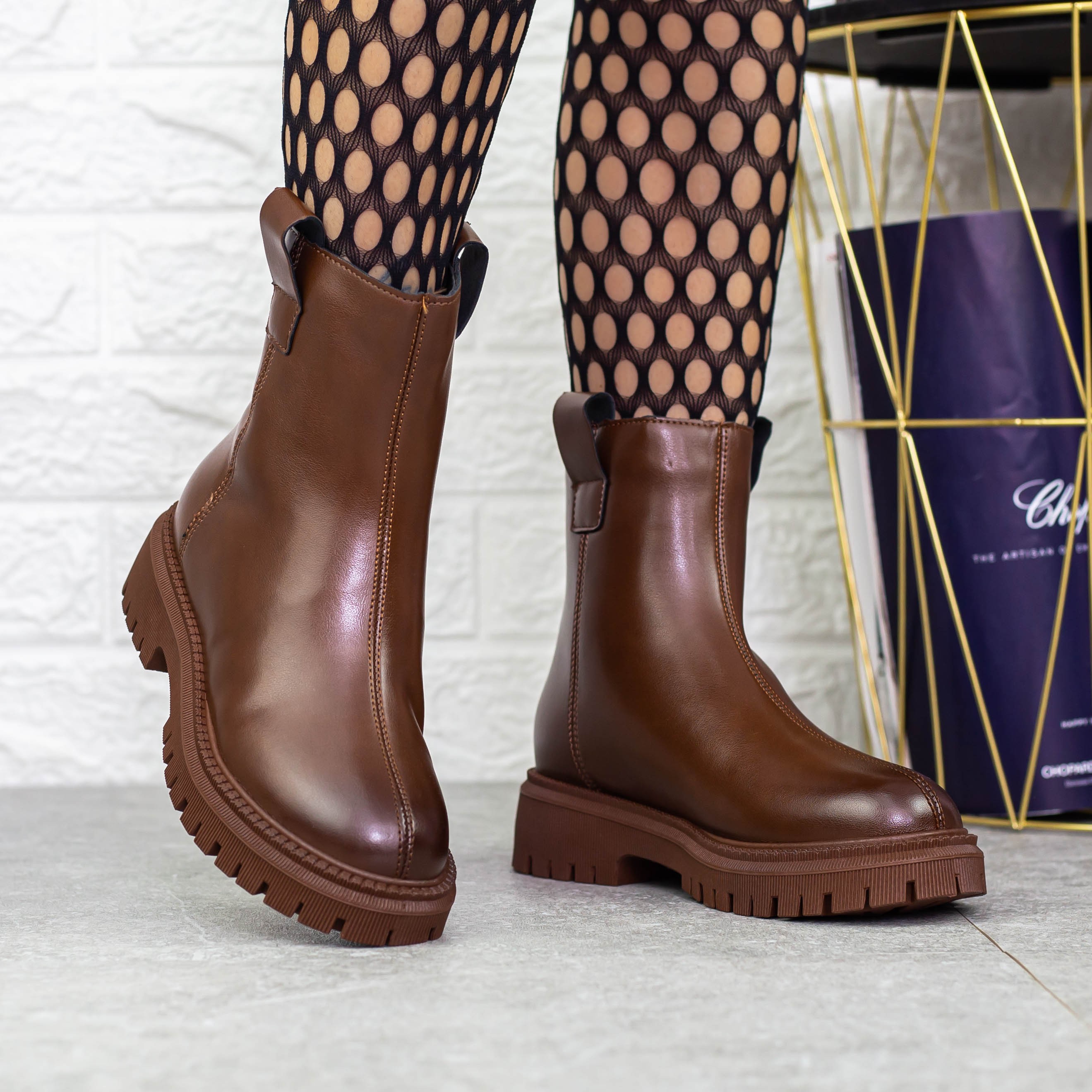 Ghete dama maro din piele ecologica Mihaera, 4 - Kalapod.net Ghete dama maro din piele ecologica Mihaera, 4 - Kalapod.net