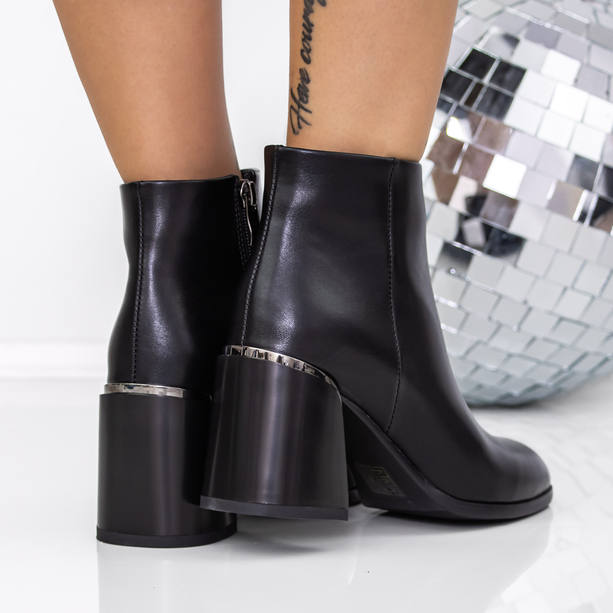 Botine dama negre din piele ecologica Miharia, 4 - Kalapod.net Botine dama negre din piele ecologica Miharia, 4 - Kalapod.net