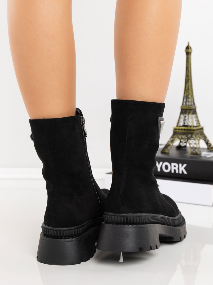 Ghete dama negre din material textil Onada, 5 - Kalapod.net Ghete dama negre din material textil Onada, 5 - Kalapod.net