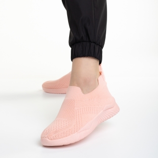 NOUTATI, Pantofi sport dama roz din material textil Murielle - Kalapod.net