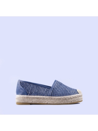 Espadrile, Espadrile dama Antonia albastre - Kalapod.net