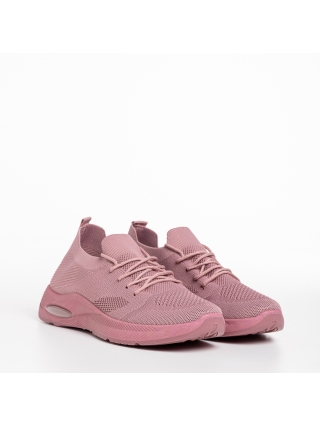ULTIMA MARIME, Pantofi sport dama roz din material textil Ricarda - Kalapod.net