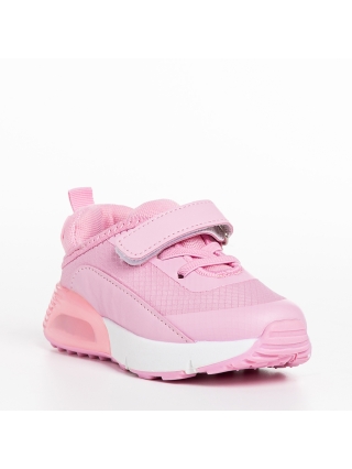 Incaltaminte Copii, Pantofi sport copii roz din material textil Cianna - Kalapod.net