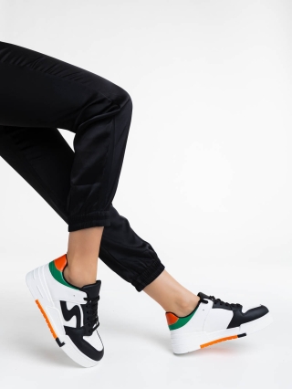 NOUTATI, Pantofi sport dama negri din piele ecologica Ralanda - Kalapod.net