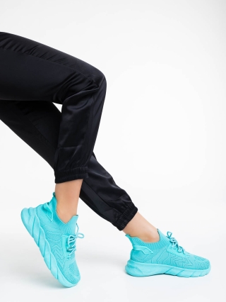ULTIMA MARIME, Pantofi sport dama albastri din material textil Lujuana - Kalapod.net