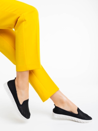 ULTIMA MARIME, Espadrile dama negre din piele ecologica Luisa - Kalapod.net