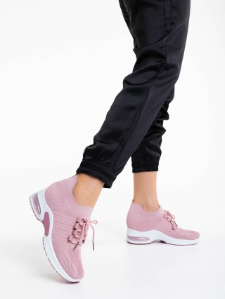 ULTIMA MARIME, Pantofi sport dama roz din material textil Resma - Kalapod.net