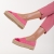 Espadrile dama roz din material textil Vienna, 6 - Kalapod.net