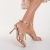 Sandale dama cu toc aurii din piele ecologica Crystal, 3 - Kalapod.net