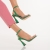 Sandale dama cu toc verzi din piele ecologica Zimbra, 4 - Kalapod.net