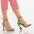 Sandale dama cu toc verzi din piele ecologica Zimbra, 5 - Kalapod.net