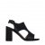 Sandale dama cu toc negre din piele ecologica Soryna, 2 - Kalapod.net