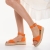 Sandale dama portocalii din piele ecologica Thelma, 4 - Kalapod.net