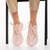Pantofi sport dama roz din piele ecologica si material textil Meriz, 3 - Kalapod.net