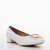 Pantofi dama cu toc albi din piele ecologica Francess - Kalapod.net