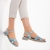 Sandale dama albastre din piele ecologica Parker, 6 - Kalapod.net