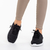 Pantofi sport dama negri din material textil Thiago, 4 - Kalapod.net