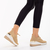 Pantofi sport dama bej din material textil Riolla, 4 - Kalapod.net