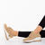 Pantofi sport dama bej din material textil Riolla, 3 - Kalapod.net