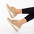 Pantofi sport dama bej din material textil Riolla - Kalapod.net