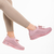 Pantofi sport dama roz din material textil  Vayda, 6 - Kalapod.net