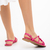 Sandale dama fuchsia din piele ecologica Shape, 5 - Kalapod.net