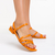 Sandale dama portocali din piele ecologica Adalynn, 3 - Kalapod.net