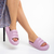 Papuci dama roz din material sintetic Dorothy - Kalapod.net