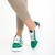 Pantofi sport dama verzi din piele ecologica Valla - Kalapod.net