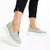 Pantofi casual dama verzi din piele ecologica Lala - Kalapod.net