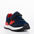 Pantofi sport copii albastri cu rosu din piele ecologica Rockie, 3 - Kalapod.net