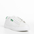 Pantofi sport dama albi cu verde din piele ecologica Ruba - Kalapod.net