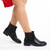 Botine dama negre din piele ecologica Daviana, 5 - Kalapod.net