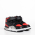 Pantofi sport copii negri cu rosu din piele ecologica Jaxon, 3 - Kalapod.net