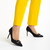 Pantofi dama negri din material textil cu toc Rosette, 5 - Kalapod.net