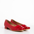 Pantofi dama rosii din piele ecologica Luanne - Kalapod.net