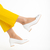 Pantofi dama albi din piele ecologica cu toc Manaia, 6 - Kalapod.net