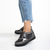Pantofi dama casual gri din piele ecologica Kaida - Kalapod.net