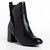 Botine dama negre din piele ecologica Arielle - Kalapod.net