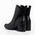 Botine dama negre din piele ecologica Arielle, 4 - Kalapod.net