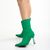 Botine dama verzi din material textil Vanice, 4 - Kalapod.net