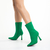 Botine dama verzi din material textil Vanice, 3 - Kalapod.net