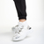 Pantofi sport dama albi din piele ecologica si material textil Raylan, 3 - Kalapod.net